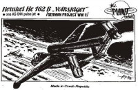 Planet Models PLT008 Heinkel He 162B "Volksjager" (one As 044 puls 1:72