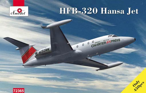 Amodel 72365 Самолет HFB-320 Hansa Jet 1/72