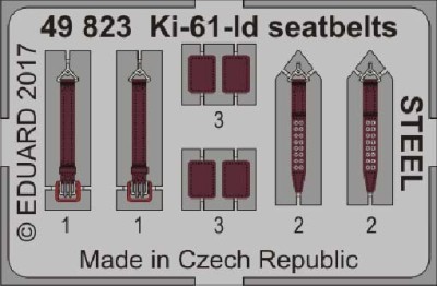 Eduard 49823 Ki-61-Id seatbelts STEEL 1/48 (распродажа)