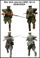 Evolution Miniatures 35081 Soviet soldier in fight ( 1941- 1943 ) WW2 . Set-2