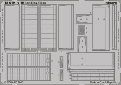 Eduard 48649 A-4B landing flaps Hasegawa