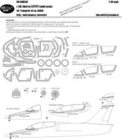 New Ware NWA-M0349 1/48 Mask L-39C Albatros EXPERT (TRUMP 05804)