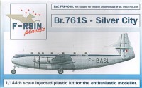 F-rsin Plastic FRP4008 Breguet 761S Deux-Ponts Decals Silver City 1/144