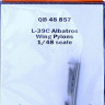 QuickBoost QB48857 L-39C Albatros wing pylons (SP.HOB./EDU) 1/48
