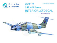 Quinta studio QD48179 IA 58 (для модели Kinetic) 3D Декаль интерьера кабины 1/48