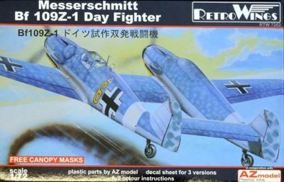 RetroWings RTW-72002 1/72 Messerschmitt Bf 109Z-1 Day Fighter
