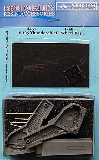 Aires 4437 F-105 Thunderchief wheel bay 1/48