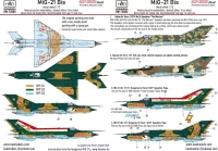 HAD DW72005 Decal MiG-21 Bis (dry-water) 1/72