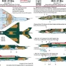HAD DW72005 Decal MiG-21 Bis (dry-water) 1/72