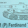 TP Model T-7203 VK-4501 Ferdinand Tiger 1/72