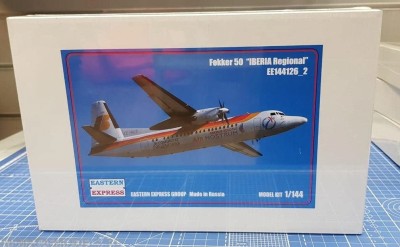 Восточный Экспресс 144126_2 Fokker F-50 IBERIA Regional ( Limited Edition ) 1/144