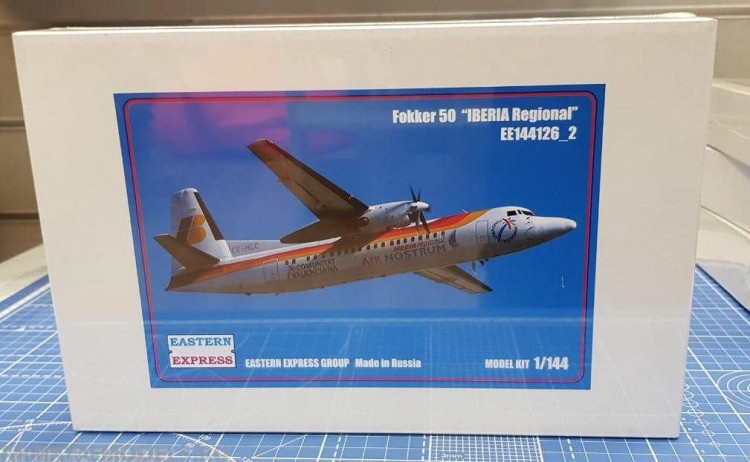 Восточный Экспресс 144126_2 Fokker F-50 IBERIA Regional ( Limited Edition ) 1/144