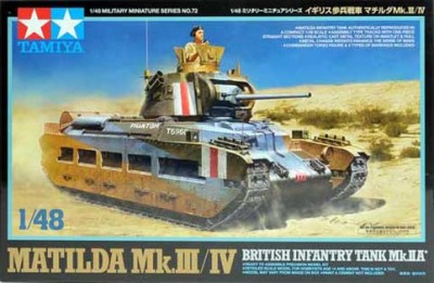 Tamiya 32572 Английский танк Matilda Mk.III/IV 1/48