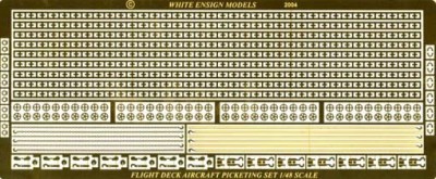 White Ensign Models PE 4801 CARRIER DECK TIE-DOWNS WW2/Modern US Chains/Cables etc 1/48