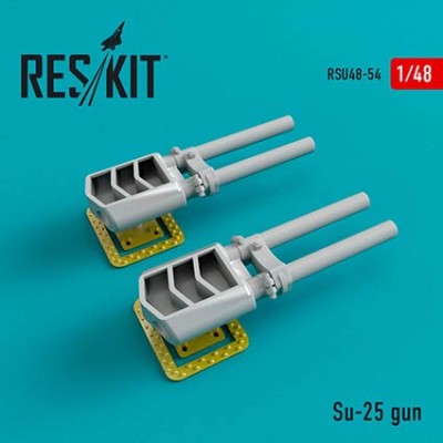 Reskit RSU48-0054 Su-25 gun - 2 pcs. (KP/KITTYH) 1/48