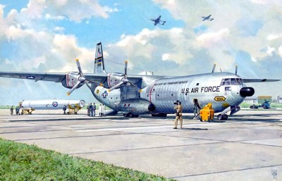 Roden 14436 Douglas C-133A с баллистической ракетой PGM-17 Thor 1/144