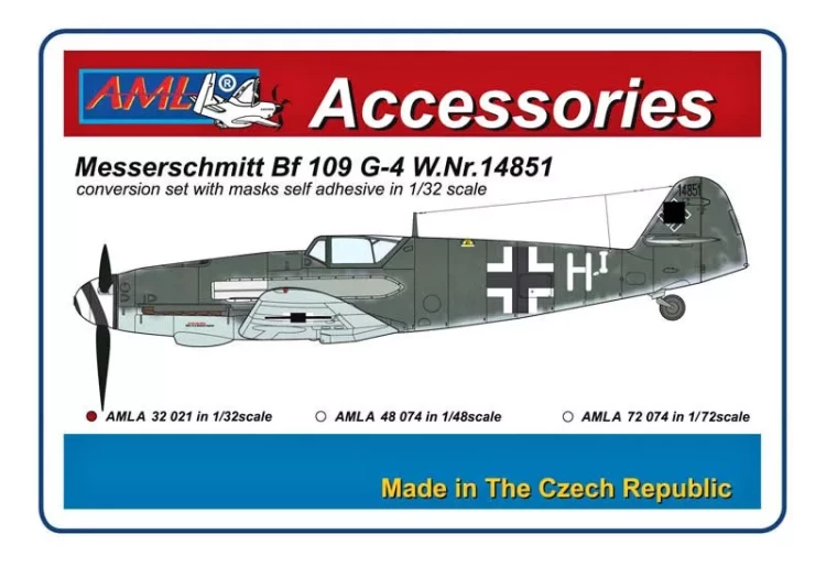 AML AMLA32021 Messerschmitt Bf 109 G-4 W.Nr14851 1/32