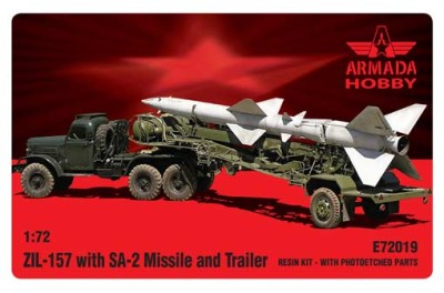 Armada Hobby E72019 ZIL-157 with SA-2 Missile and Trailer 1/72