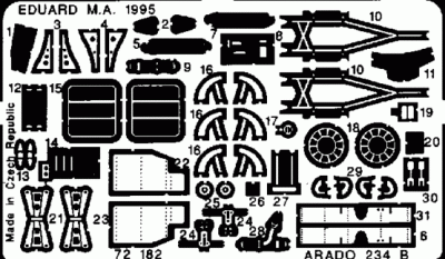 Eduard 72182 Ar 234B Blitz DRA