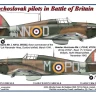 AML AMLC48042 Decals Czechoslovak pilots in Battle of Brit. 1/48