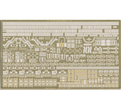 White Ensign Models PE 35156 HMS WARSPITE 1943 for Academy and Trumpeter kits 1/350