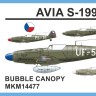 Mark I Models MKM-14477 Avia S-199 Bubble Canopy (2-in-1) 1/144
