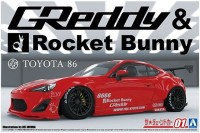 Aoshima 61862 TOYOTA 86 '12 GREDDY&ROCKET BUNNY ENKEI Ver. 1/24