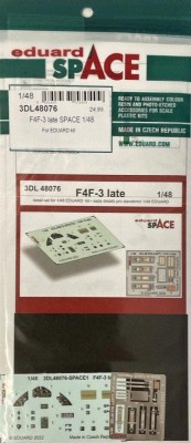 Eduard 3DL48076 F4F-3 late SPACE (EDU) 1/48