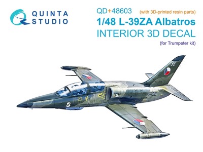 Quinta studio QD+48603 L-39ZA (Trumpeter) (с 3D-печатными деталями) 1/48
