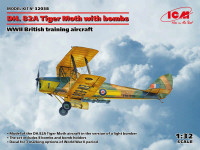 ICM 32038 DH.82A Tiger Moth w/ bombs British Trainer 1/32