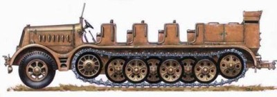 Planet Models MV7246 Famo 18 ton Artillery version 1/72