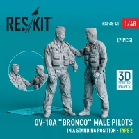 Reskit F48041 OV-10A 'Bronco' male pilots standing Type 2 1/48