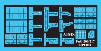 Aims AIMS72PE01 FuG 200/217 as used on all Junkers Ju-88G-6 and Ju-188D-2 kits, Heinkel He-177, Bv-222 etc 1/72