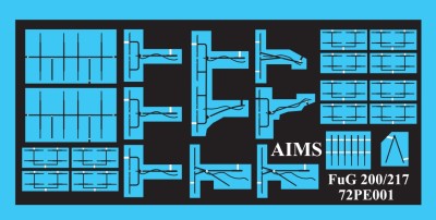 Aims AIMS72PE01 FuG 200/217 as used on all Junkers Ju-88G-6 and Ju-188D-2 kits, Heinkel He-177, Bv-222 etc 1/72