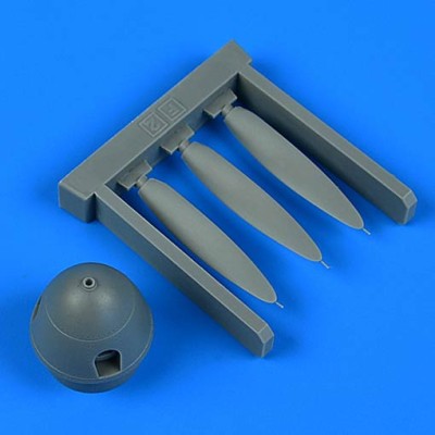 QuickBoost QB48959 Bf 109F-2 propeller (EDU) 1/48