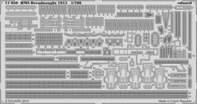 Eduard 17039 HMS Dreadnought 1915 1/700