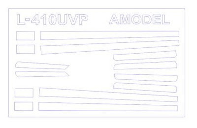 KV Models 14861 Let L-410FG/L-410UVP/L-410UVP-E/L-410UVP-E3/L-410UVP-E10 (AMODEL #1471,#1472,#1473/EASTERN EXPRESS #14404,#14410) AMODEL 1/144