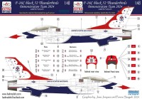 HAD E481016 Decal F-16C bl.52 Thunderbirds Dem.Team 2024 1/48