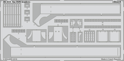 Eduard 36344 Su-76M fenders 1/35