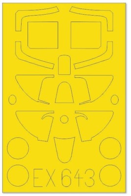 Eduard EX643 Mask 1/48 Spitfire Mk.I (TAM)