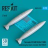 Reskit U72272 Tornado F3/GR1/GR4 1500L underwing fuel tanks 1/72