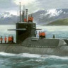 MikroMir 350-039 Атомная подводная лодка USS Parche (SSN-683) поздней версии 1/350