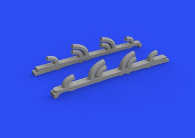 Eduard 632182 BRASSIN Yak-9T exhaust stacks PRINT (ICM) 1/32