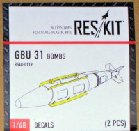 Reskit RS48-0119 GBU 31 Bomb (2 pcs.) 1/48