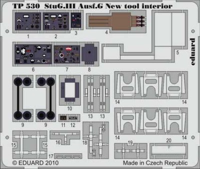 Eduard TP530 StuG.III Ausf.G new tool interior