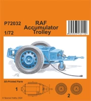 CMK P72032 RAF Accumulator Trolley (3D-Print) 1/72