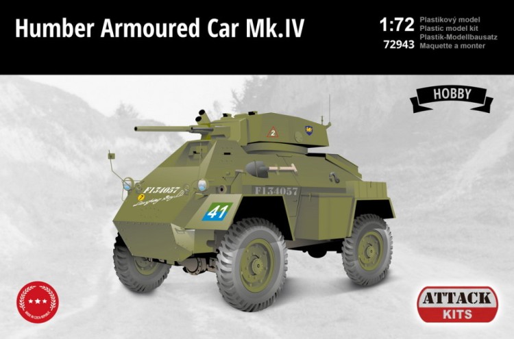 Attack 72943 Humber Armoured Car Mk.IV (HOBBY) 1/72
