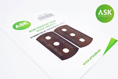 Art Scale 200-T0006 2 pc ASK Razor Saw 70/70 teeth No Scale