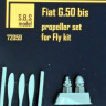 SBS model 72059 Fiat G.50 bis Propeller set (FLY) 1/72