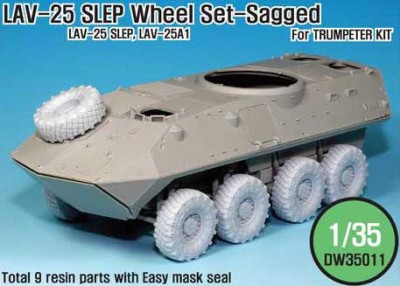 DEF Model DW35011 Колеса для LAV-25 SLEP